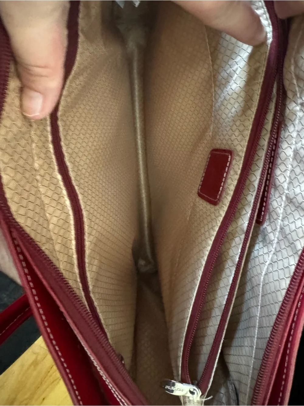 McKlein Lake Forest Red Leather 15
